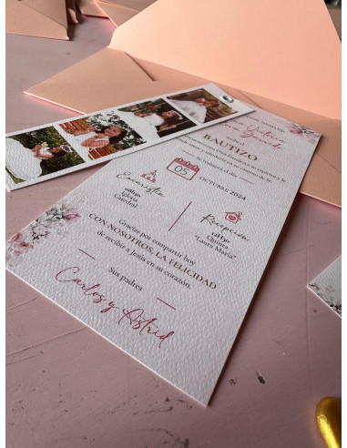 Invitación con carrusel de fotos