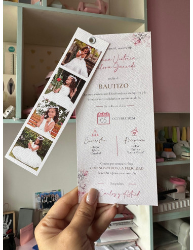 Invitación con carrusel de fotos