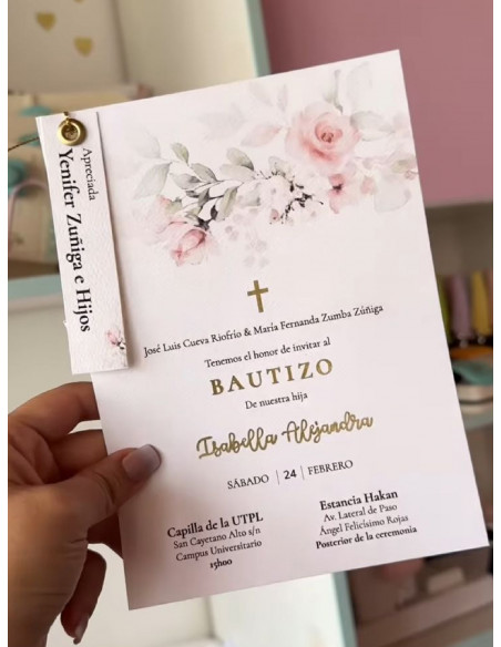 Invitación una pieza