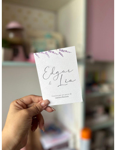 Invitación Deluxe + Sobre con impresión interna