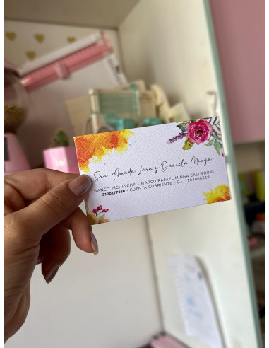 Invitación Doble Pieza