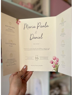 Invitación con Apertura + Sobre