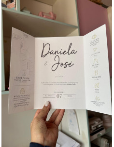 Invitación Abierta + Nombre colgante 2