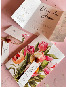 Invitación Abierta + Nombre colgante