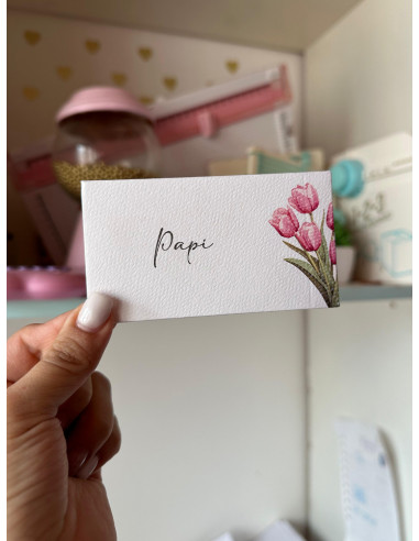 Invitación Abierta + Nombre colgante