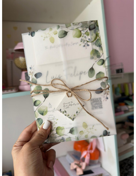 Invitación con Protección Transparente