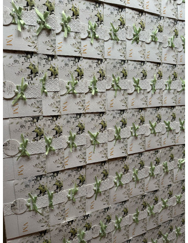 Invitación una pieza premium + Nombres dorados