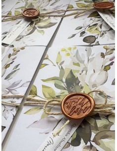 Invitación con Protección + Sello de Lacre