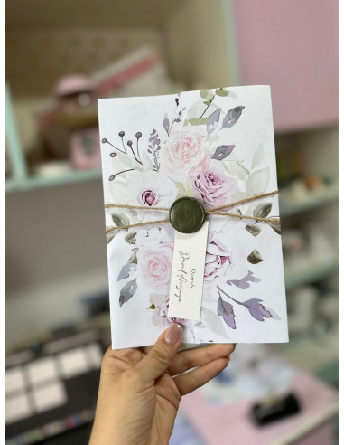 Invitación con Protección + Sello de Lacre