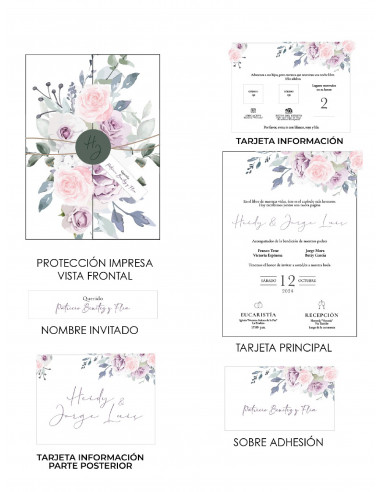 Invitación con Protección + Sello de Lacre