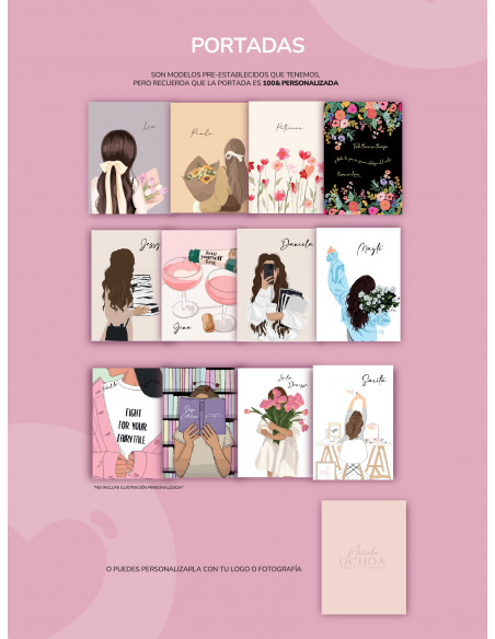 Agenda premium: Hojas de relleno personalizadas