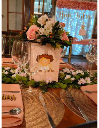 Centro de Mesa: Caja Full color