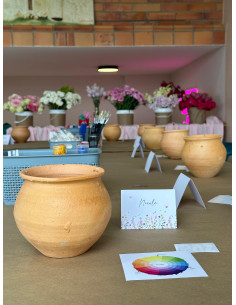 Actividad: Pintar Maceta & Flores