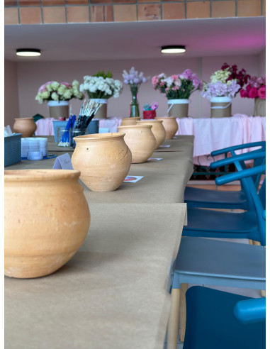 Actividad: Pintar Maceta & Flores