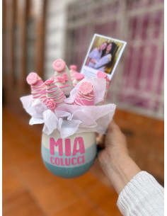 Taza + Fresas con Chocolate
