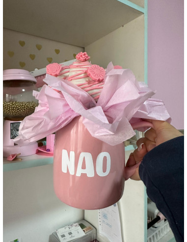 Taza + Fresas con Chocolate