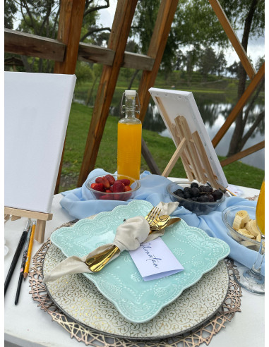 Picnic Moderno - Deco + Comida + Pintura