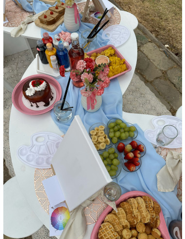 Picnic Moderno - Deco + Comida + Pintura