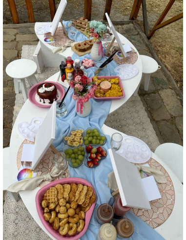 Picnic Moderno - Deco + Comida + Pintura