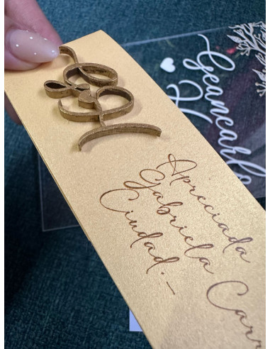 Invitación Premium Transparente + Cintillo